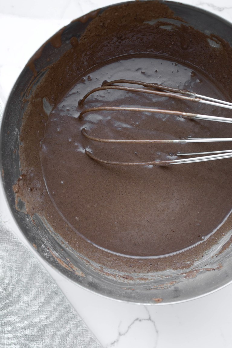 vegan chocolate crepe batter