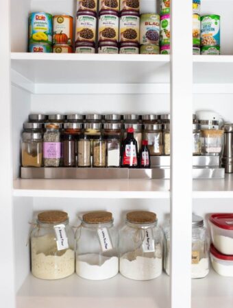 spices in vegan pantry
