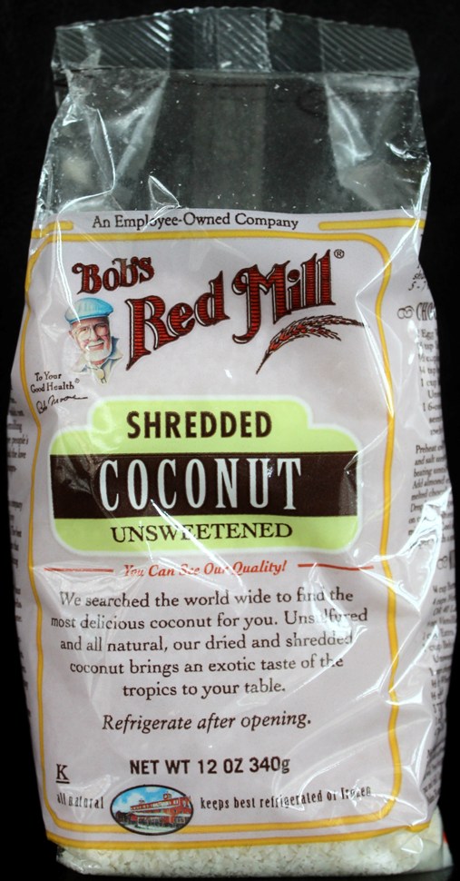 bag of Bob's Red Mill shredded Coconut