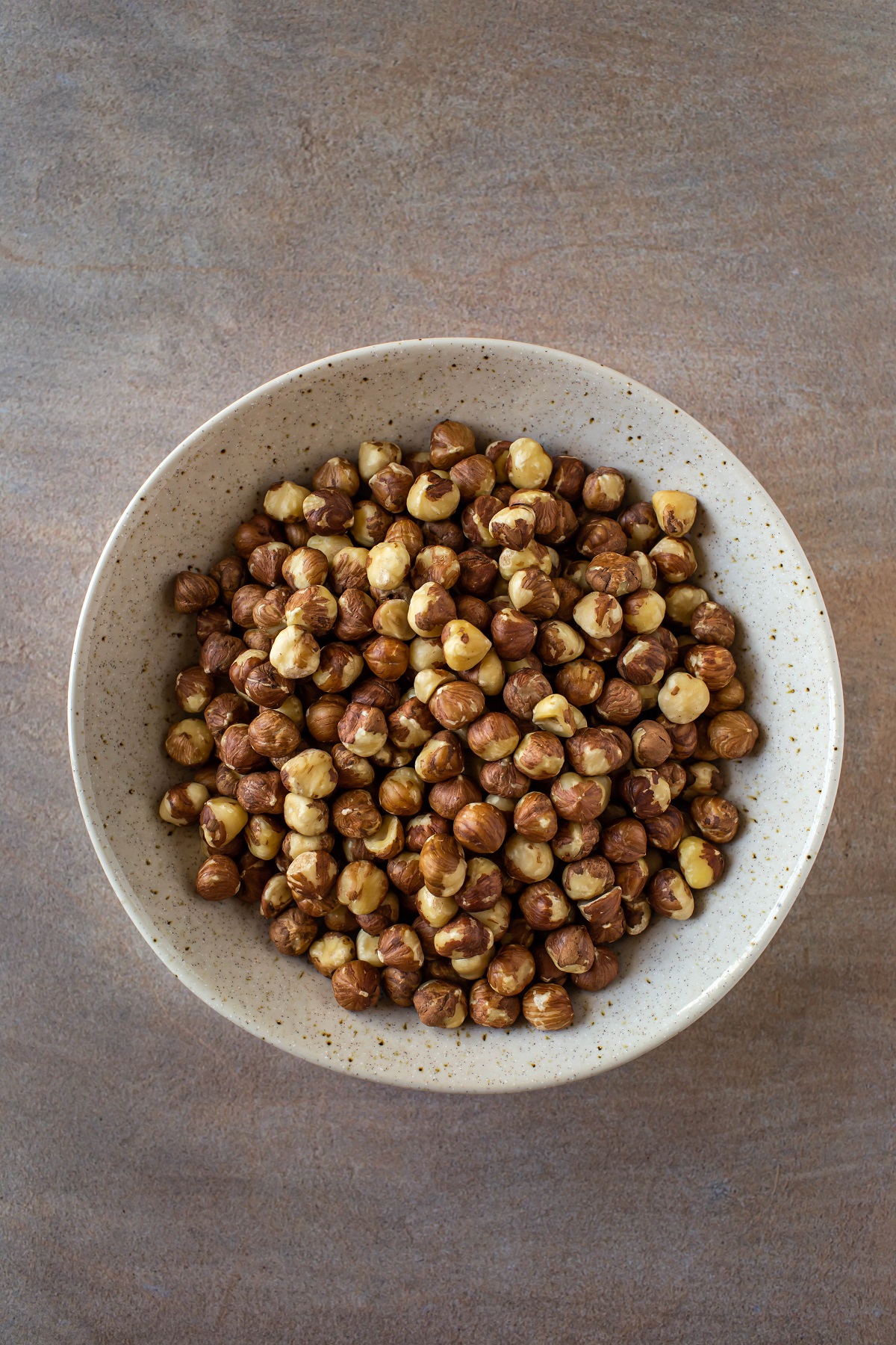 bowl of hazelnuts